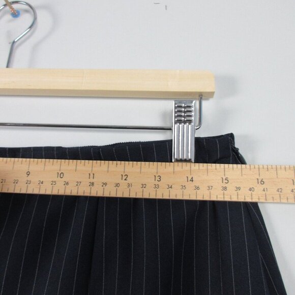 Club Monaco Pencil Skirt Women Size 10 Black Striped Knee Length Office Work 258 - Picture 10 of 12